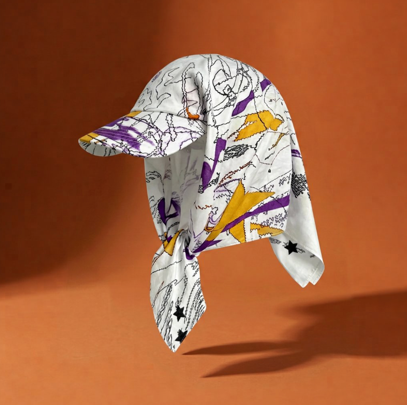 Abstract Bandana Hat