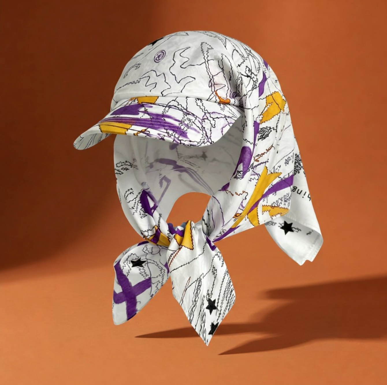 Abstract Bandana Hat