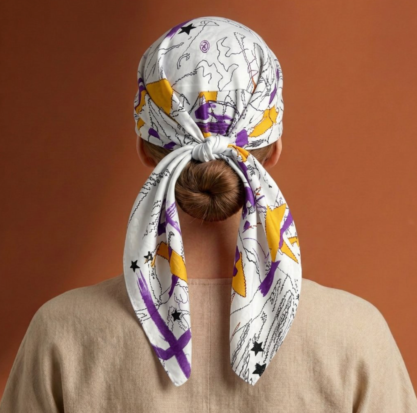 Abstract Bandana Hat