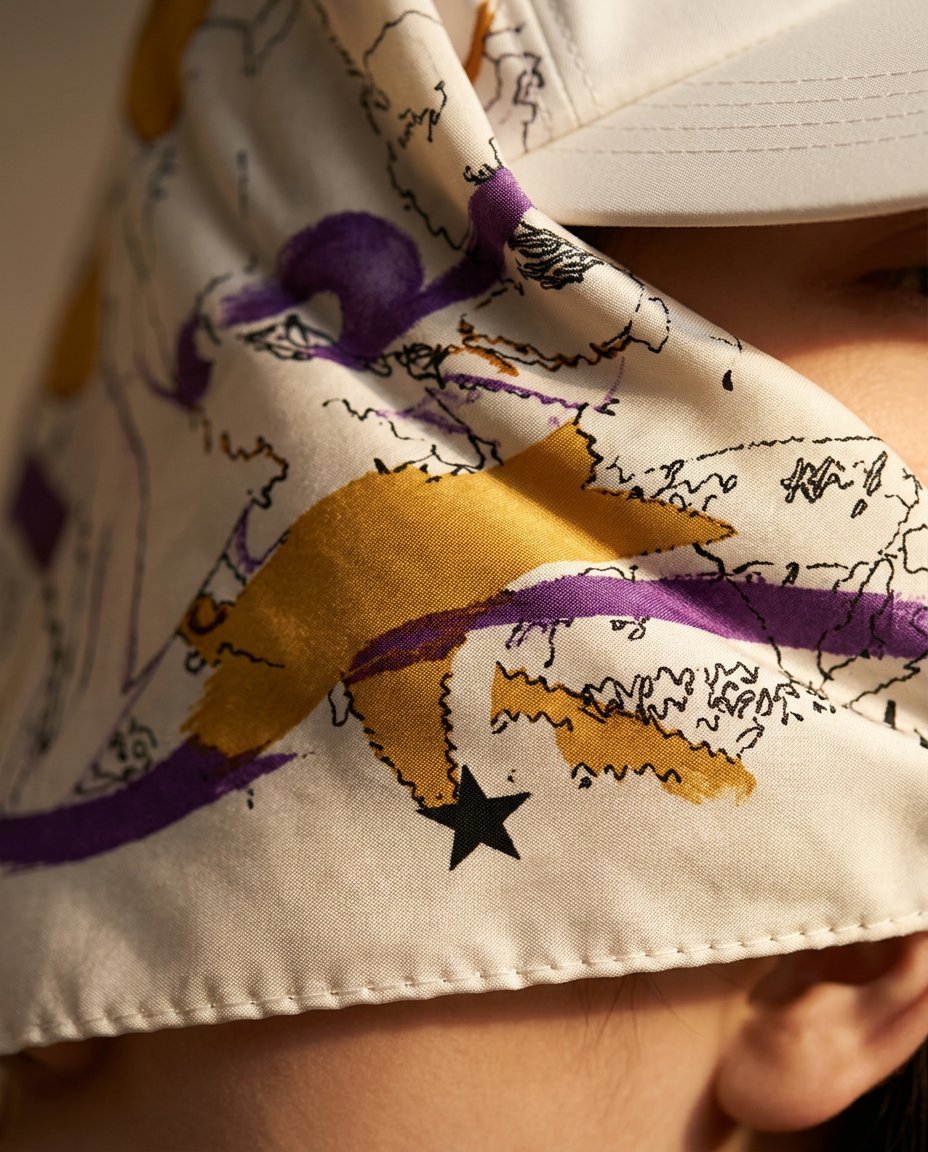 Abstract Bandana Hat - Shade State -