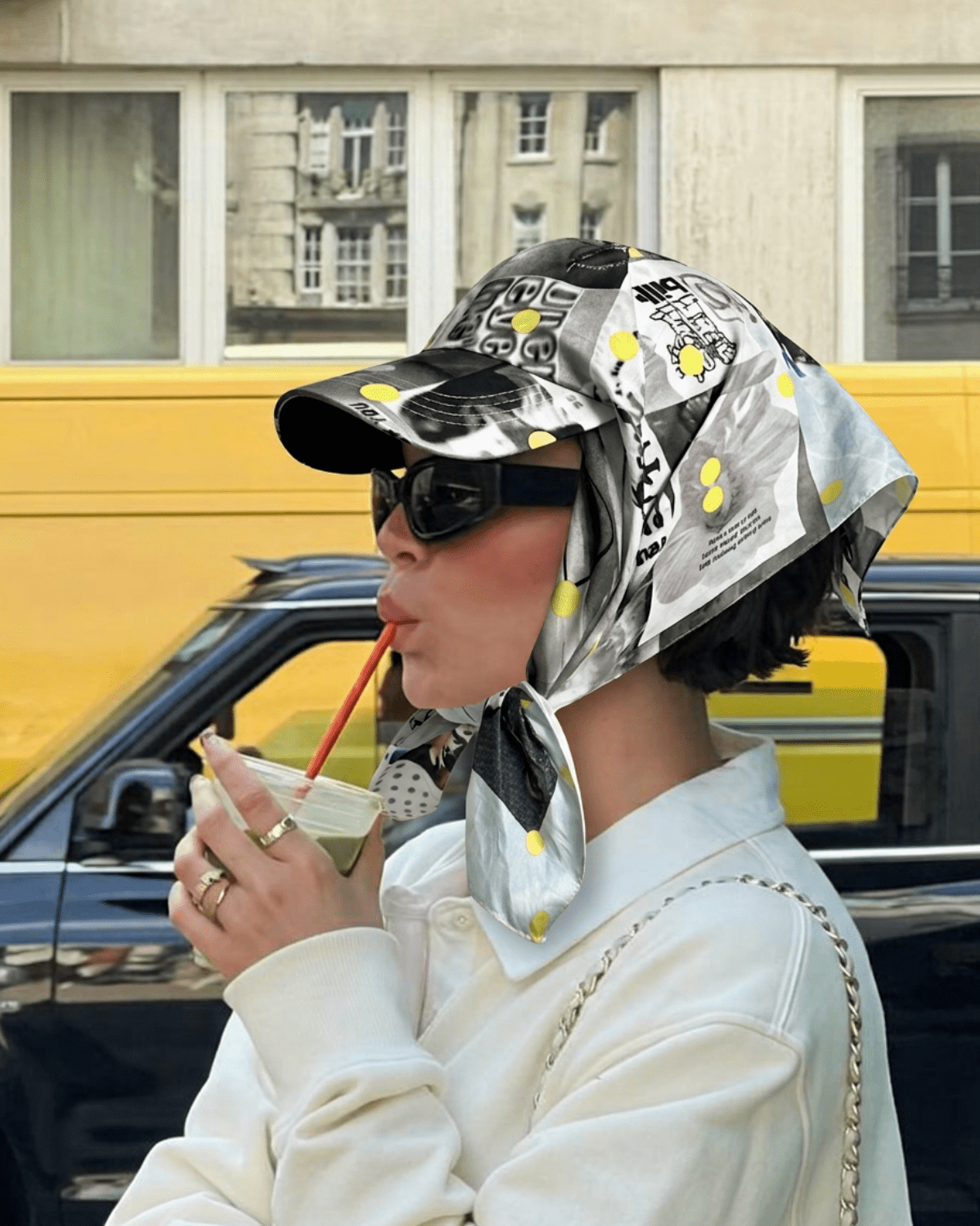 Pattern Bandana Hat - Shade State -